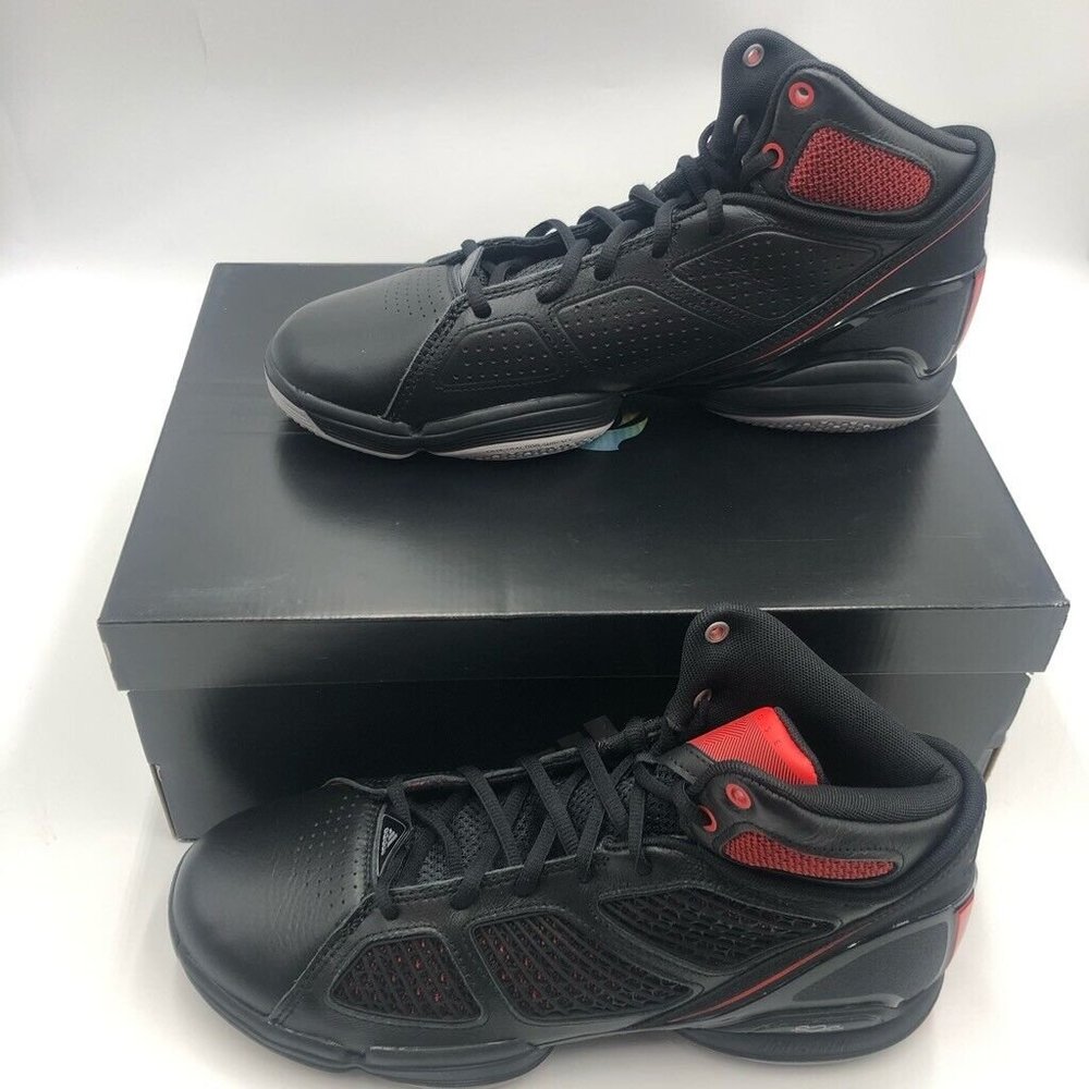 Adidas D. Rose 1.5 Restomod Black Red Basketball Shoes NEW!